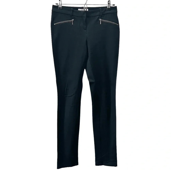 Ricki’s Slim Fit Pants Moto Zip Pocket Stretch  Micro Twill Black Size 2 - Picture 1 of 15